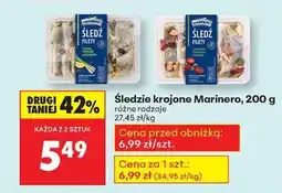 Biedronka Śledzie krojone Marinero 200 g oferta