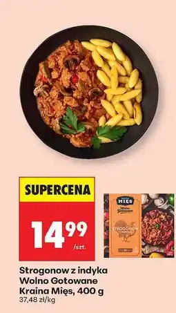 Biedronka Strogonow z indyka Wolno Gotowane Kraina Mięs, 400 g oferta
