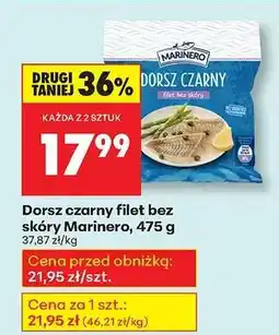 Biedronka Dorsz czarny Filet bez skóry Marinero, 475 g oferta