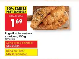Biedronka Rogalik śniadaniowy z makiem, 100 g oferta