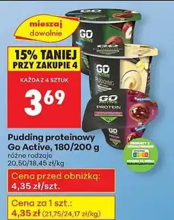 Biedronka Pudding proteinowy Go Active, 180/200 g oferta
