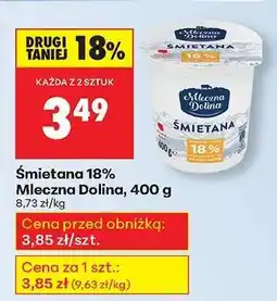 Biedronka Śmietana 18% Mleczna Dolina, 400 g oferta