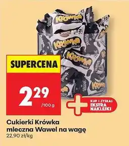 Biedronka Cukierki Krówka mleczna Wawel na wagę oferta