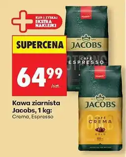 Biedronka KAWA ZIARNISTA JACOBS 1 KG oferta
