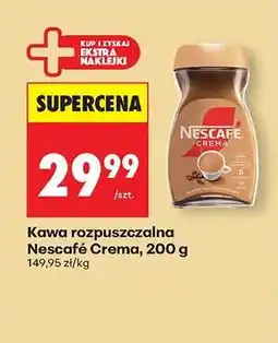 Biedronka Kawa rozpuszczalna Nescafé Crema 200 g oferta