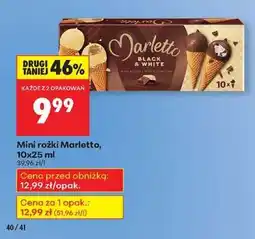 Biedronka Mini rożki Marletto, 10x25 ml oferta