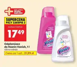 Biedronka Odplamiacz do tkanin Vanish, 1l oferta