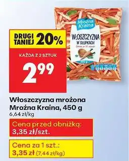 Biedronka Włoszczyzna mrożona Mroźna Kraina, 450 g oferta