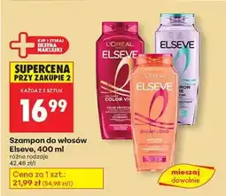 Biedronka Szampon do włosów Elseve , 400 ml oferta