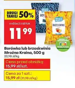 Biedronka Borówka lub brzoskwinia Mroźna Kraina, 500 g oferta