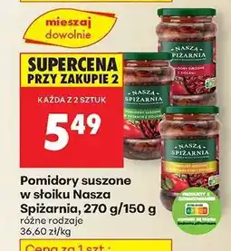 Biedronka Pomidory suszone w słoiku Nasza Spiżarnia, 270 g/150 g oferta
