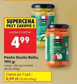 Biedronka Pesto Gusto Bello, 190 g oferta