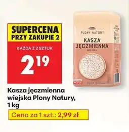 Biedronka Kasza jęczmienna wiejska Plony Natury, 1 kg oferta