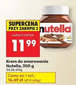 Biedronka Krem do smarowania Nutella 350 g oferta
