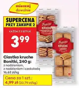 Biedronka Ciastka kruche Bonitki, 240 g oferta