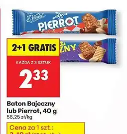 Biedronka Baton Bajeczny lub Pierrot, 40 g oferta