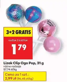 Biedronka Lizak Clip Ogo Pop, 31 g oferta
