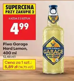 Biedronka Piwo Garage Hard Lemon 400 ml oferta