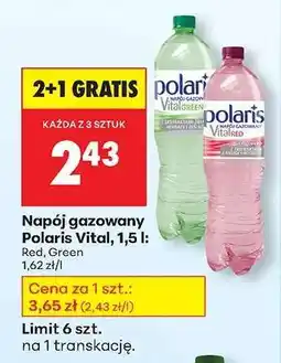 Biedronka Napój gazowany Polaris Vital, 1,5 l oferta
