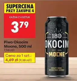 Biedronka Piwo Okocim Mocne, 500 ml oferta