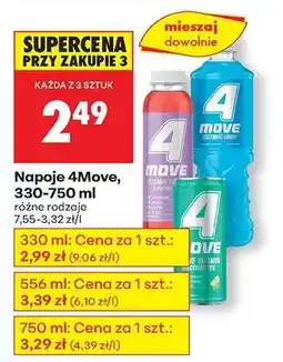 Biedronka Napoje 4Move, 330-750 ml oferta