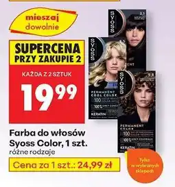 Biedronka Farba do włosów Syoss Color, 1 szt oferta