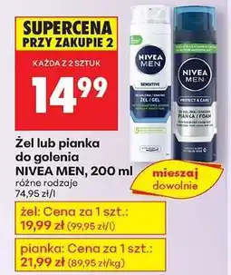 Biedronka NIVEA MEN, 200 ml oferta