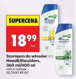 Biedronka Szampon do włosów Head Shoulders 360 ml 400 ml oferta