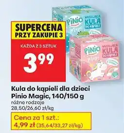 Biedronka Kula do kąpieli dla dzieci Pinio Magic 140/150 g oferta