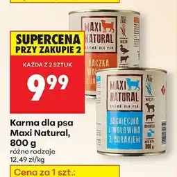 Biedronka Karma dla psa Maxi Natural, 800 g oferta
