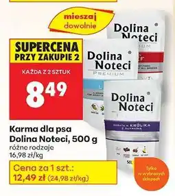 Biedronka Karma dla psa Dolina Noteci, 500 g oferta