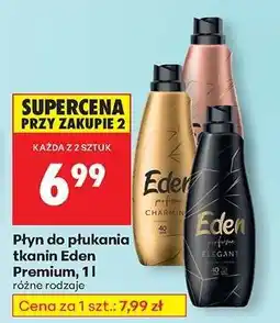 Biedronka Płyn do płukania tkanin Eden Premium, 1l oferta
