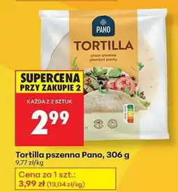 Biedronka Tortilla pszenna Pano 306 g oferta