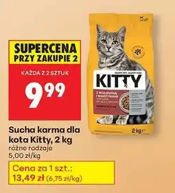 Biedronka Sucha karma dla kota Kitty, 2 kg oferta