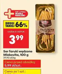 Biedronka Ser Faruki wędzone Mlekovita 100 g oferta