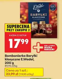 Biedronka Bombonierka Baryłki klasyczne E.Wedel, 200 g oferta