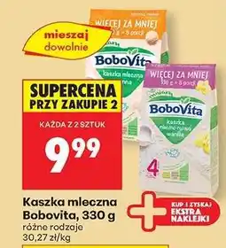 Biedronka Kaszka mleczna BoboVita, 330 g oferta