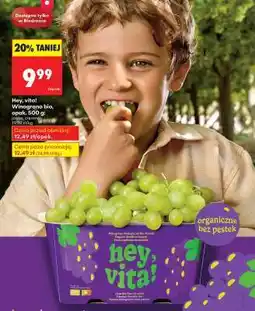 Biedronka Hey, vita! Winogrono bio, opak. 500 g oferta