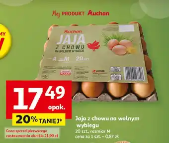 Jajka z chowu na wolnym wybiegu Auchan