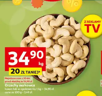 Orzechy nerkowca luzem Auchan