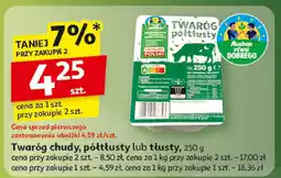 Auchan Twaróg chudy, półtłusty lub tłusty Pewni Dobrego oferta