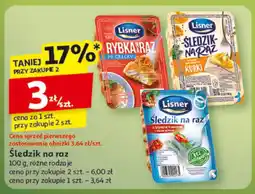 Auchan Śledź na raz Lisner oferta