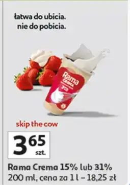 Auchan Tłuszcz Rama Crema 15% lub 31% oferta