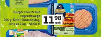 Auchan Burger z kurczaka zagrodowego Zagrodowy oferta