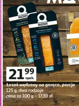 Auchan Łosoś wędzony na gorąco MOWI oferta