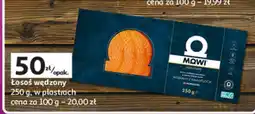 Auchan Łosoś norweski wędzony na zimno MOWI oferta