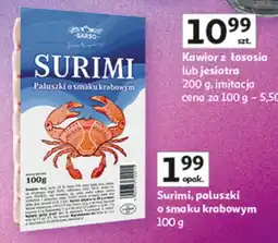 Auchan Surimi paluszki o smaku krabowym Auchan oferta