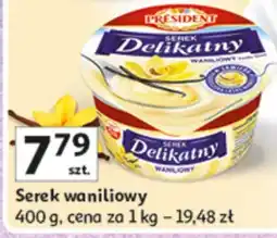 Auchan Serek waniliowy President oferta