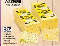 Auchan Ser gouda z czarnuszką lub kozieradką Spomlek oferta
