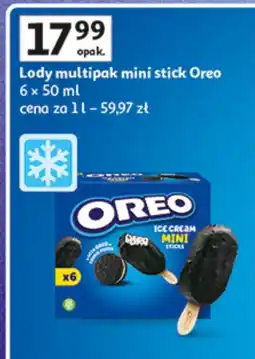 Auchan Lody multipak mini stick Oreo oferta